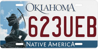 OK license plate 623UEB