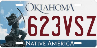 OK license plate 623VSZ