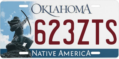 OK license plate 623ZTS