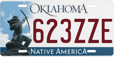 OK license plate 623ZZE
