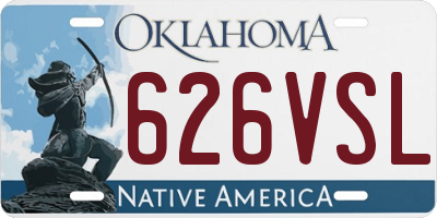 OK license plate 626VSL