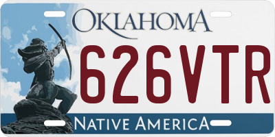 OK license plate 626VTR