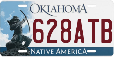 OK license plate 628ATB