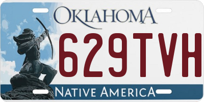 OK license plate 629TVH