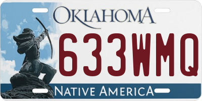 OK license plate 633WMQ