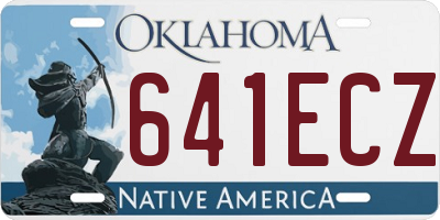 OK license plate 641ECZ