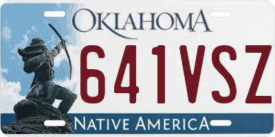OK license plate 641VSZ