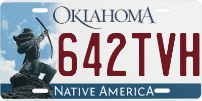 OK license plate 642TVH