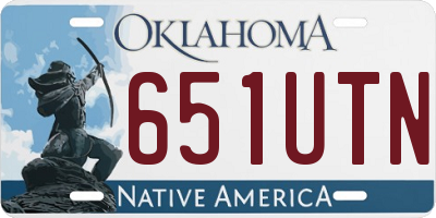 OK license plate 651UTN