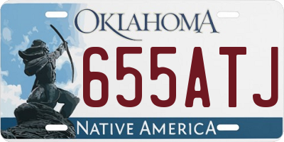 OK license plate 655ATJ