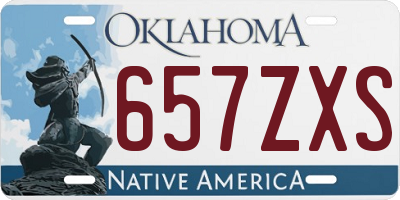 OK license plate 657ZXS