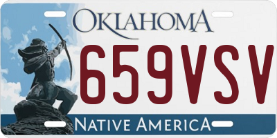 OK license plate 659VSV