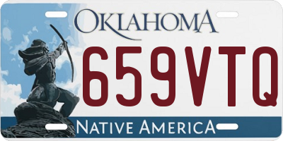 OK license plate 659VTQ