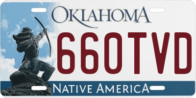 OK license plate 660TVD
