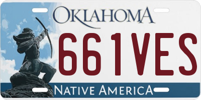 OK license plate 661VES