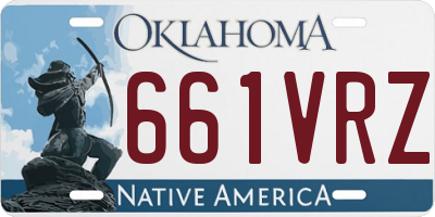 OK license plate 661VRZ