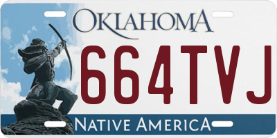OK license plate 664TVJ
