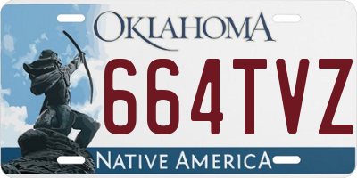 OK license plate 664TVZ
