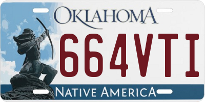 OK license plate 664VTI