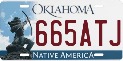 OK license plate 665ATJ