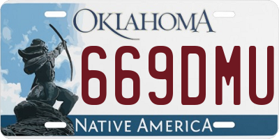 OK license plate 669DMU