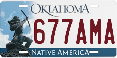 OK license plate 677AMA