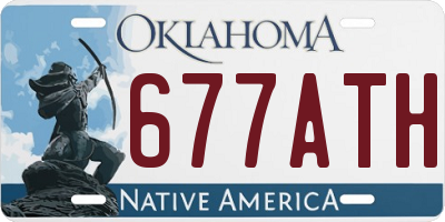 OK license plate 677ATH
