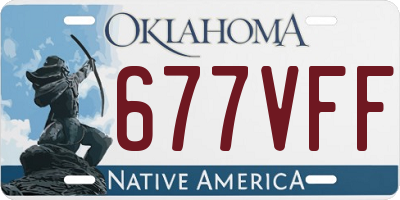 OK license plate 677VFF