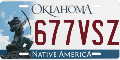 OK license plate 677VSZ