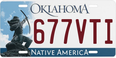 OK license plate 677VTI