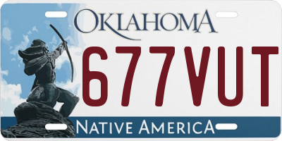 OK license plate 677VUT