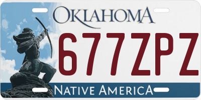 OK license plate 677ZPZ