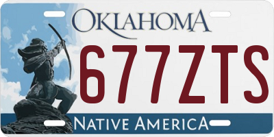 OK license plate 677ZTS