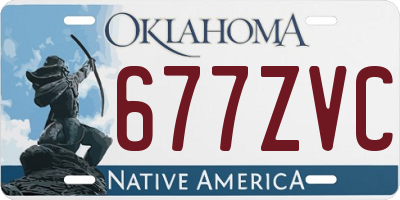 OK license plate 677ZVC