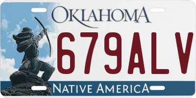 OK license plate 679ALV