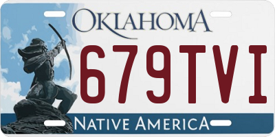 OK license plate 679TVI
