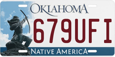 OK license plate 679UFI