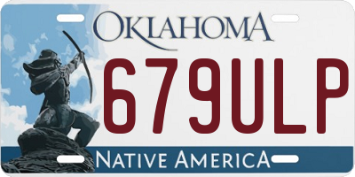 OK license plate 679ULP