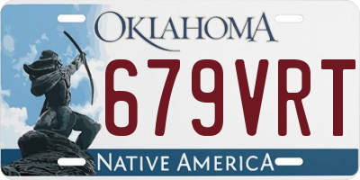 OK license plate 679VRT