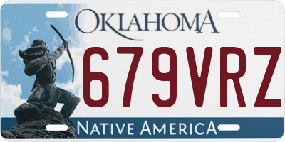 OK license plate 679VRZ