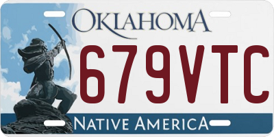 OK license plate 679VTC