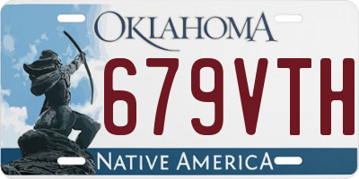 OK license plate 679VTH