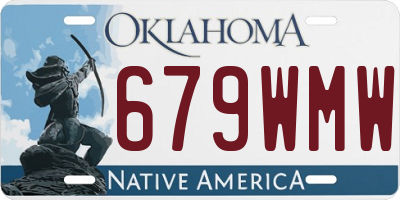 OK license plate 679WMW