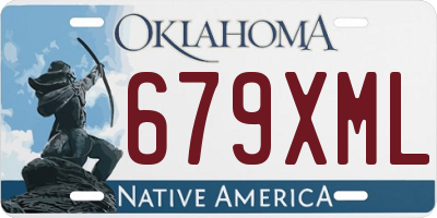 OK license plate 679XML