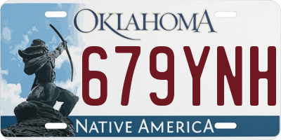 OK license plate 679YNH