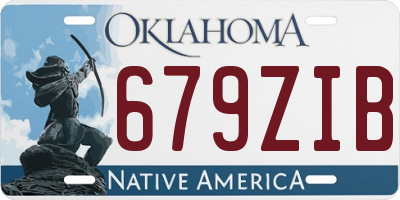 OK license plate 679ZIB