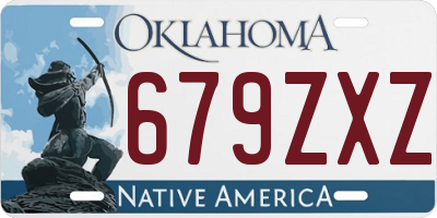OK license plate 679ZXZ