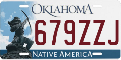 OK license plate 679ZZJ