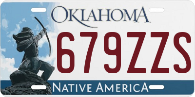 OK license plate 679ZZS