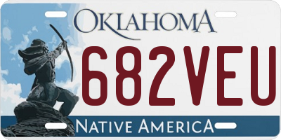 OK license plate 682VEU